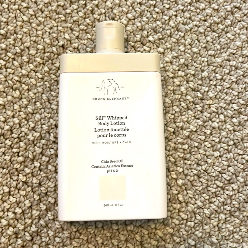 This brand, new drunk, elephant, whipped body lotion, is brand new